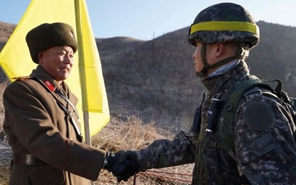 Binh sĩ Hàn - Triều lần đầu băng qua biên giới