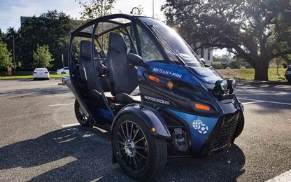 Xe điện ba bánh Arcimoto FUV ra mắt đầu năm 2019