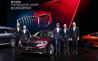 Sedan đầu bảng BMW 7 Series 2020 mới ra mắt toàn cầu ở Thượng Hải