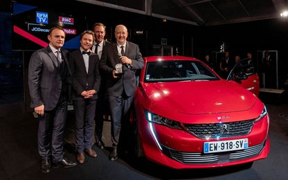 Peugeot 508 thế hệ mới thắng giải “Xe hơi đẹp nhất Thế giới năm 2018”