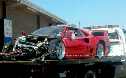 Siêu xe tai nạn Ferrari F40 độ lại “thét giá” 17,63 tỷ