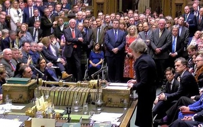 Hạ viện Anh ủng hộ việc tạm hoãn thời điểm thực thi Brexit