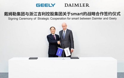 Daimler bán 50% cổ phần smart cho Geely, thành lập liên doanh smart mới