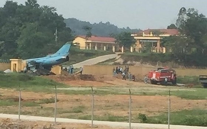 Máy bay Su-22 gặp sự cố khi bay huấn luyện ở Yên Bái
