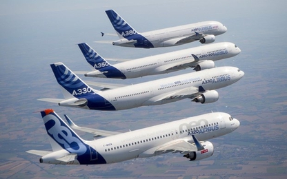 Airbus thách thức thế độc tôn của Mỹ trong ngành hàng không dân dụng