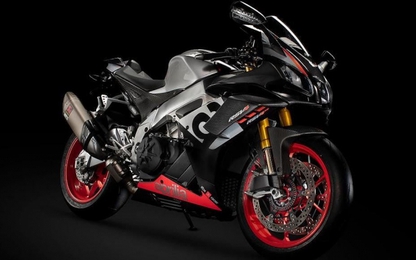 Siêu mô tô Aprilia RSV4 RR thêm "vũ khí" để hạ Ducati Panigale V4 S