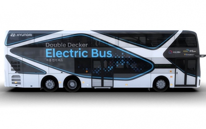 Hyundai trình làng xe buýt chạy điện 2 tầng, chở 70 khách