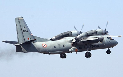 Máy bay quân sự Ấn Độ mất tích gần biên giới Trung Quốc