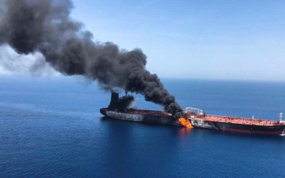 Mỹ tố Iran bắn tên lửa vào drone trước khi tấn công tàu dầu