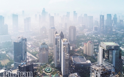 Thủ đô Jakarta của Indonesia "đau đầu" với ô nhiễm không khí