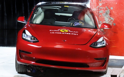 Tesla Model 3 đạt điểm số cao nhất trong kiểm tra an toàn Châu Âu