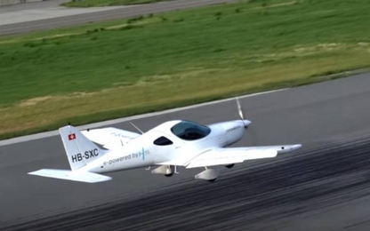 Thụy Sĩ thử nghiệm thành công máy bay chạy hoàn toàn bằng điện