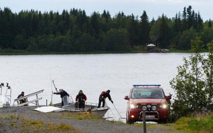Máy bay rơi ở Thụy Điển, chín người thiệt mạng