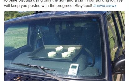 Nắng nóng kỷ lục ở Mỹ, ô tô biến thành lò nướng bánh