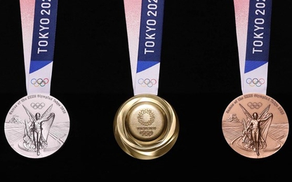 Huy chương của Olympic Tokyo 2020 được làm từ đồ điện tử tái chế