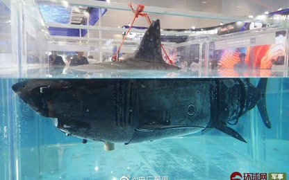 Trung Quốc giới thiệu tàu ngầm do thám mô phỏng hình cá mập
