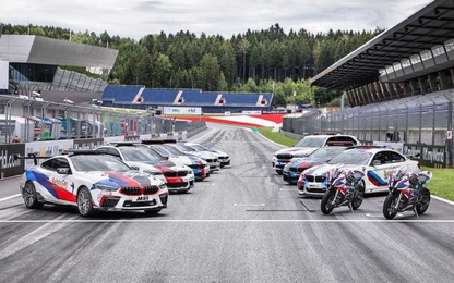 BMW đem coupe M8 Competition vào giải đua MotoGP làm xe dẫn đoàn