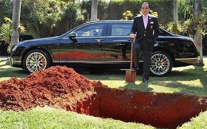 Vị tỷ phú tuyên bố chôn siêu xe đắt đỏ