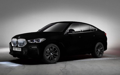 Độc đáo BMW X6 sơn “đen hơn than”,che kín hết mọi đường nét thân xe
