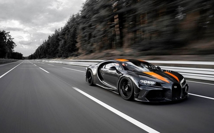 Tin Sốc! Bugatti Chiron lập kỷ lục tốc độ hơn 490km/h