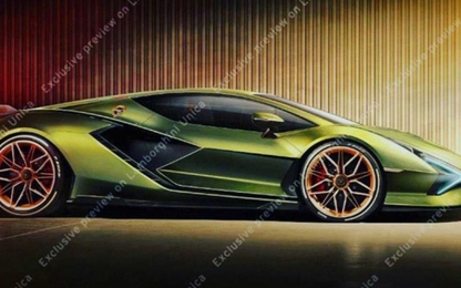 Rò rỉ thiết kế 'siêu bò' mới của Lamborghini