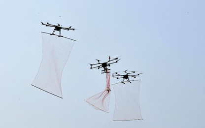 Trung Quốc chế tạo thiết bị bắt drone như Người nhện