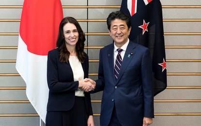 Thăm Tokyo, thủ tướng New Zealand nhầm Nhật Bản với Trung Quốc