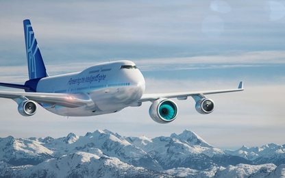Sau nghỉ hưu, Boeing 747 trở thành 'chuột bạch' thử động cơ mới