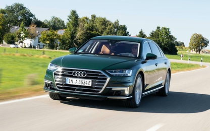 Audi lần đầu tiên ra mắt sedan hạng sang A8 plug-in hybrid