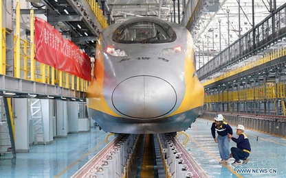 Đường sắt Trung Quốc chạy thử nghiệm đạt tốc độ kỷ lục 385 km/h