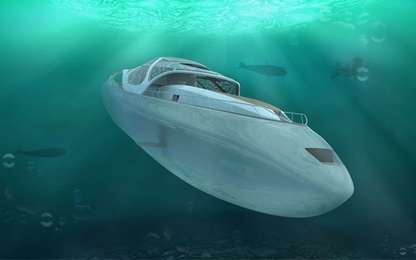 Siêu du thuyền lai tàu ngầm có thể lặn sâu 300m