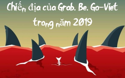 Chiến địa của Grab, Be, Go-Viet trong năm 2019