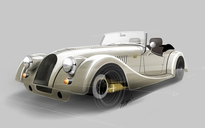 Siêu ôtô có khung gầm phủ vàng, thiết kế cổ điển