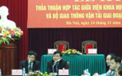 Bộ Giao thông vận tải – Viện Khoa học xã hội Việt Nam ký thỏa thuận hợp tác