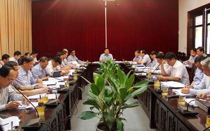 Bộ trưởng Đinh La Thăng chủ trì cuộc họp Ban Cán sự đảng Bộ