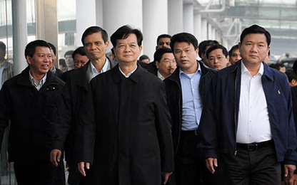 Thủ tướng Nguyễn Tấn Dũng thăm các dự án giao thông lớn ở Hà Nội