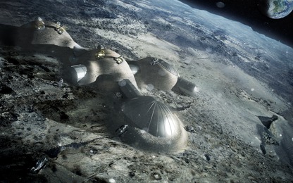 Xây dựng nơi cư trú trên mặt trăng bằng công nghệ in 3D
