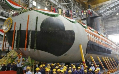 Ấn Độ hạ thủy tàu ngầm tấn công đầu tiên