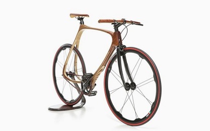 Xe đạp hand-made làm từ sợi carbon và gỗ