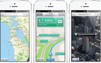 Apple mua lại công ty định vị bản đồ GPS