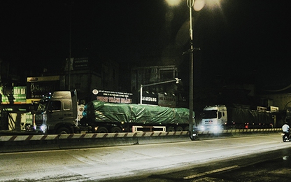 “Mạnh tay” xử lý xe quá tải trên địa bàn Hà Nội