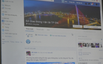 Sở GTVT Đà Nẵng khai trương facebook để tiếp nhận thông tin
