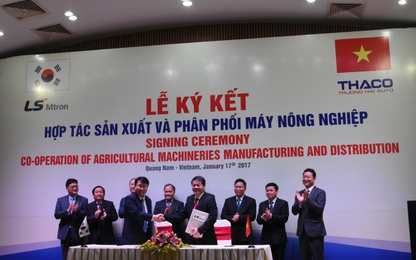 Thaco Trường Hải ký kết hợp tác sản xuất và phân phối máy nông nghiệp