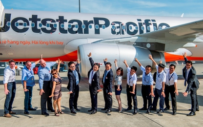 Jetstar Pacific nhận máy bay đầu tiên trong 10 chiếc Airbus A320s năm 2017