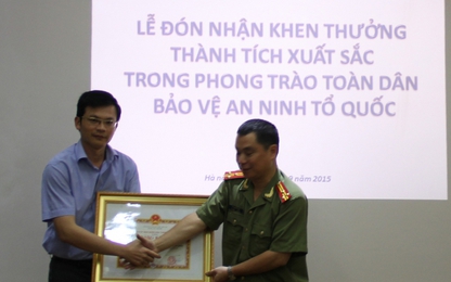 Tổng Cty Thăng Long nhận Bằng khen "phong trào toàn dân bảo vệ ANTQ"