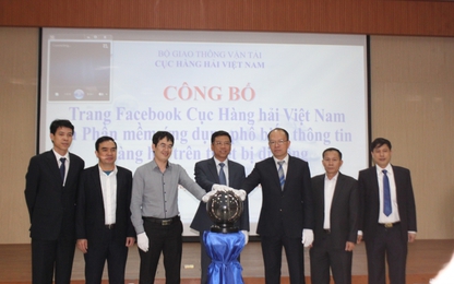 Cục Hàng hải Việt Nam công bố trang Facebook