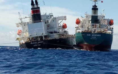 Giải cứu thành công tàu chở hơn 30.000 tấn hóa chất mắc cạn