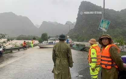 Lũ lụt lịch sử ở miền Trung, Cục CSGT khuyến cáo lưu thông