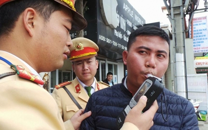 Hà Nội: Gần 200 "ma men" bị xử lý trong những ngày đầu năm 2017