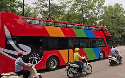 Hà Nội công bố lộ trình hoạt động của xe buýt 2 tầng